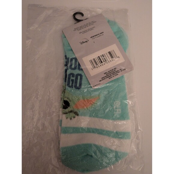 The Mandolorian No Show Socks Grogu Ashoka 6 pairs New with tags Size 4-10 - Picture 8 of 8